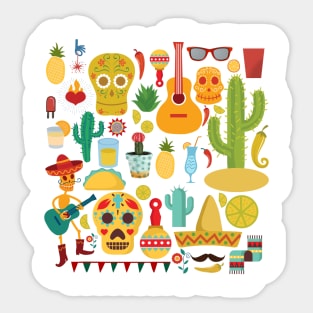 Fiesta Pattern Sticker